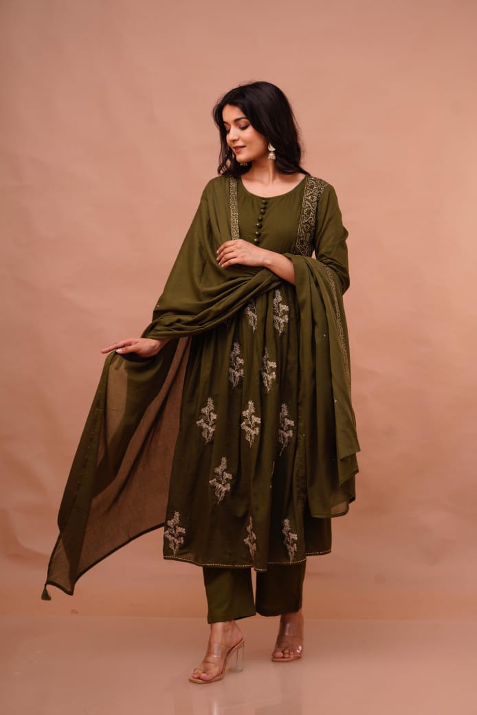 Stylish Contemporary Kurti Set