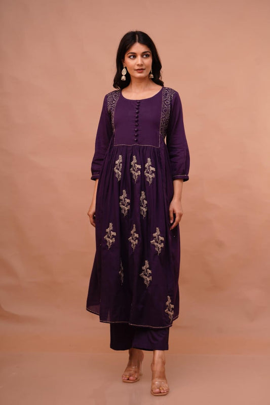 Stylish Contemporary Kurti Set