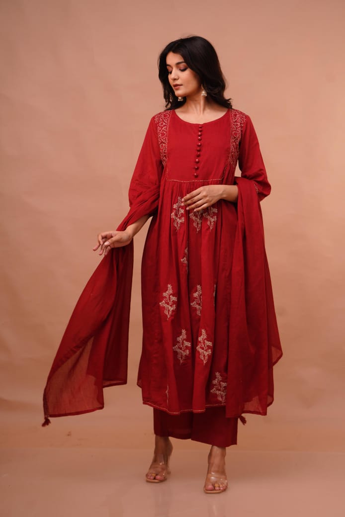 Stylish Contemporary Kurti Set