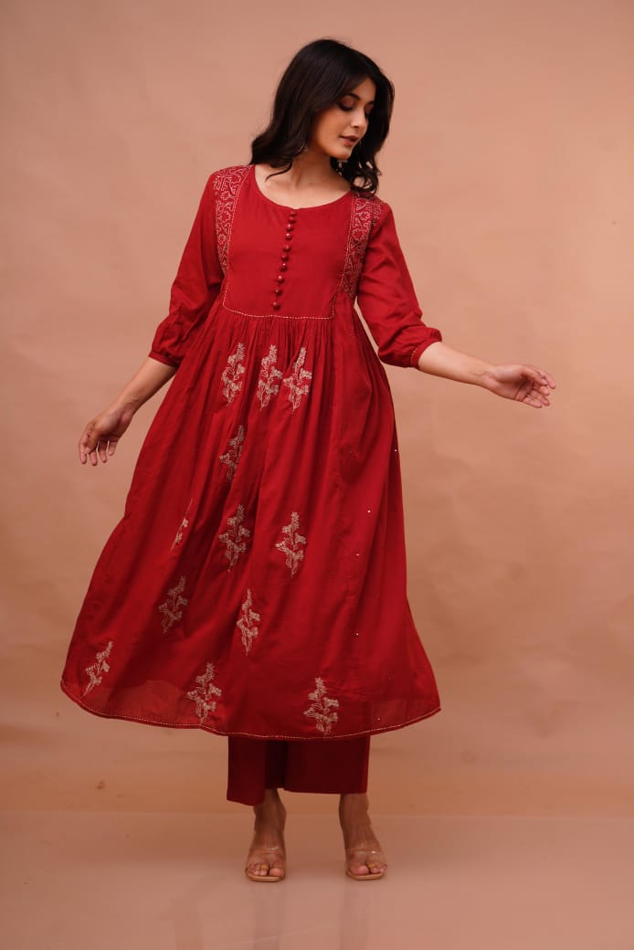 Stylish Contemporary Kurti Set